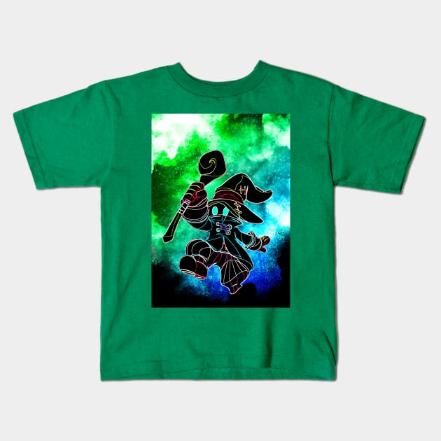 Soul of black mage Kids T-Shirt by San Creative